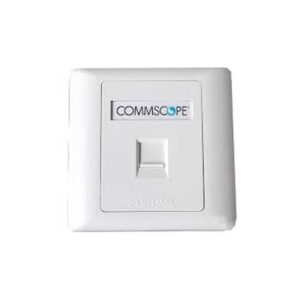 COMMSCOPE FACEPLATE SINGLE SOCKET