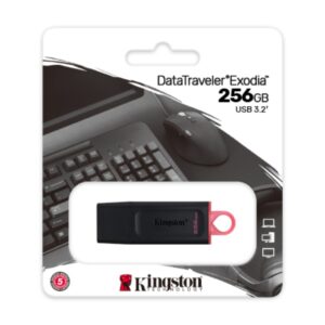 KINGSTON 256GB  USB 3.2 PEN DRIVE (3 YEARS WARRANTY)