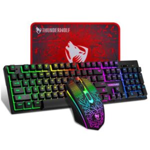 T-WOLF TF31 3IN1 GAMING COMBO KIT (MOUSE + KEYBOARD + GAMING MOUSE PAD) 6 MONTHS WARRANTY