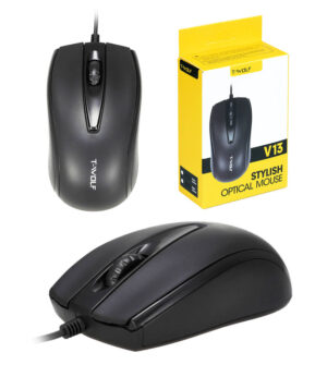 T-WOLF V13 USB OPTICAL SILENT MOUSE  (6 MONTHS WARRANTY)
