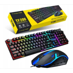 T-WOLF TF200 WIRED COMBO KEYBOARD & MOUSE (6 MONTHS WARRANTY)
