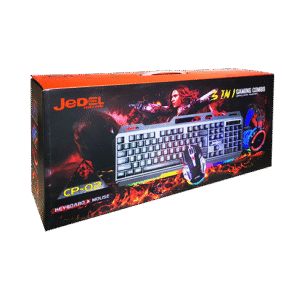 JEDEL CP-02 USB COMBO KEYBOARD, MOUSE, HEADSET & MOUSE PAD (6 MONTHS WARRANTY)