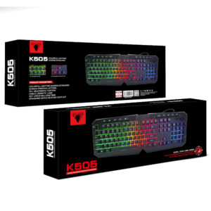 JEDEL K505 GAMING COLOFUL LIGHT KEYBOARD (6 MONTHS WARRANTY)
