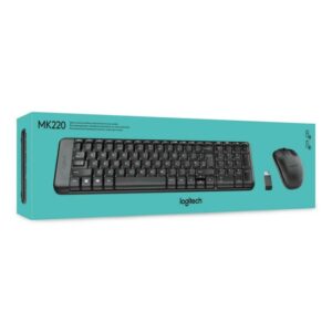 LOGITECH MK220 WIRELESS KEYBOARD & MOUSE (1 YEAR WARRANTY)