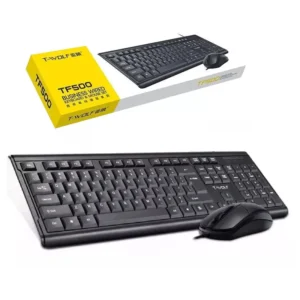 T-WOLF TF500 WIRED COMBO KEYBOARD & MOUSE (6 MONTHS WARRANTY)